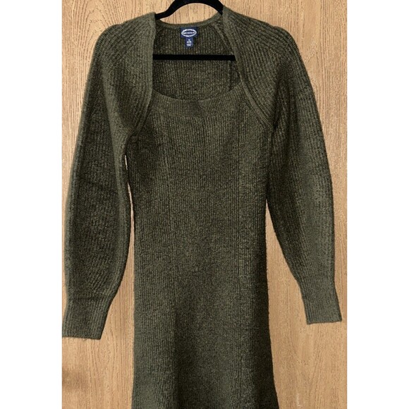 Green Long Sleeve Maxi Sweater Dress In Women’s Medium - Picture 7 of 16